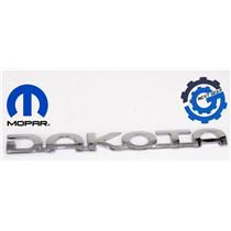 55077722AA New OEM Mopar DAKOTA Chrome Nameplate for 2005-2011 DODGE Dakota
