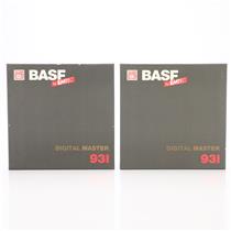 2 BASF Digital Master 931 1/2" Reel-to-Reel Recording Tape #47231