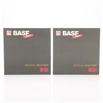 2 BASF Digital Master 931 1/2" Reel-to-Reel Recording Tape #47232