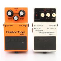 Boss DS-1 Distortion & NS-2 Noise Suppressor Guitar Effect Pedals #47390