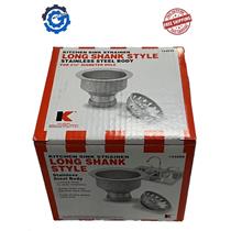 1432SS  NEW Keeney Stainless Steel Deep Cup Sink Strainer with Fixed Post Basket