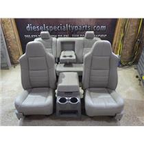 2008 2009 2010 FORD F350 F250 CREWCAB LARIAT HEATED POWER LEATHER SEATS (STONE)
