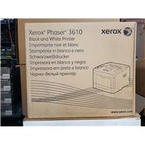 - NEW - XEROX PHASER 3610DN LASER PRINTER NEW SEALED IN MANUFACTURER'S BOX