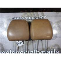 2004 - 2008 FORD F150 KING RANCH CREWCAB FRONT SEAT LEATHER HEAD RESTS (PAIR)