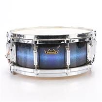Remo Mastertouch Crown 14" x 5.5" Blue Sparkle Snare Drum w/ Case #48470
