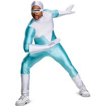 The Incredibles Frozone Jumpsuit Deluxe Adult Costume XX-Large 50-52