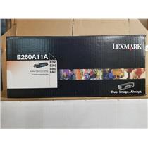 -NEW- Lexmark E260A11A Return Program Laser Toner Cartridge - Black