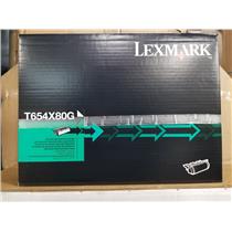 -NEW- Lexmark T654X80G Black Toner Cartridge NEW SEALED LEXMARK OEM