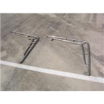 Boaters’ Resale Shop of TX 2302 1122.02 DAVIT SET with BASE PLATES FOR SWIVELING