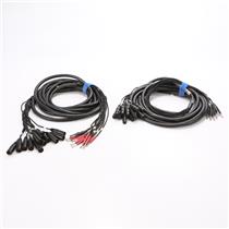 2 Mogami 2933 TT-XLRM-XLRF XLR Male Female 12-Ch Patch Bay Snake Cables #48834