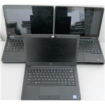 Lot of 5 Dell Latitude E7240 i7-4600U 2.10GHz 12.5in NO RAM SSD/HDD POWER! READ!