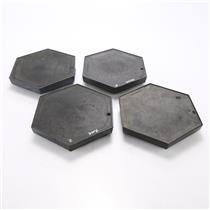 4 Simmons 12" Hexagonal Hexagon Electronic Drum Pads Toms Black #49059