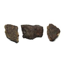 Chondrite Moroccan Stony Meteorite Lot of 3 "B" grade Genuine 17481