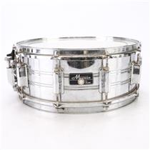 Maxwin by Pearl Chrome 14x5.5 Steel Snare Drum Owned By Dennis Herring #49259