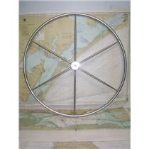 Boaters’ Resale Shop of TX  2301 2527.18 STEERING 36" WHEEL FOR TAPERED SHAFT