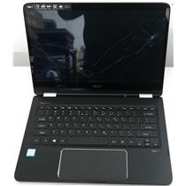 Acer Spin 7 SP714-51-M024 i7-7Y75 1.30GHz 8GB RAM 14in FHD CRACKED SCREEN PARTS!