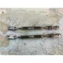 Boaters' Resale Shop of TX 2302 1557.72 MERRIMAN 3/8" JAW-JAW TURNBUCKLES (PAIR)