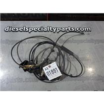 2008 - 2010 FORD F550 F450 XLT 6.4 DIESEL AUTO 4X4 HOOD LATCH W/ CABLE HANDLE