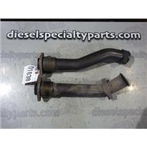 2000 2001 FORD F250 F350 XLT 7.3 DIESEL ENGINE EXHAUST Y-PIPES UP PIPES PAIR