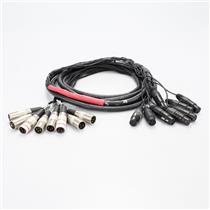 14' Mogami 2932 8-Channel XLR Male - XLR Female Snake Cable #53048