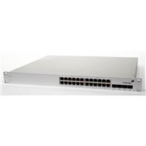 Cisco Meraki MS22P MS22P-HW 12x 10/100/1000 PoE 4x SFP Cloud Managed Switch