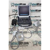 Sonosite M-Turbo Ultrasound System w/ L38, HFL50, C60 ProbeS w/ Power Supply (No Battery)