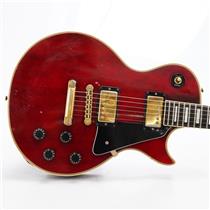 1979 Gibson Les Paul Custom Wine Red Electric Guitar w/ Original Case #53590