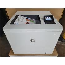 HP COLOR LASERJET M554DN PRINTER NEARLY NEW ONLY 19 TOTAL PRINTOUTS NO TONERS