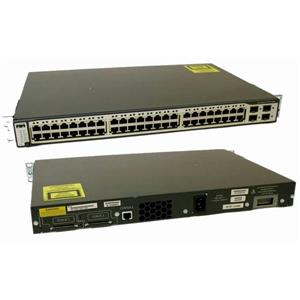CIsco WS-C3750-48TS-S Cataylst 3750 48-Port 10/100 4 SFP Uplinks Stack Switch