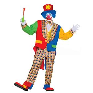 Clown On The Town Birthday Adult Costume