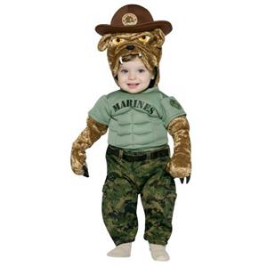 Military Mascot Marine Corps Chesty Infant Costume 6-12 months