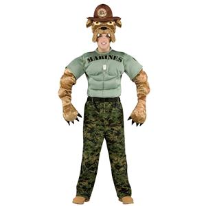 Military Mascot Marine Chesty The Bulldog Adult Costume