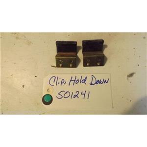 AMANA  DRYER 501241 Clip, Hold Down (1 QTY)USED PART