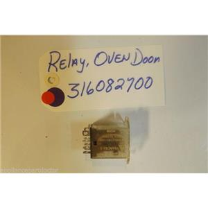 FRIGIDAIRE STOVE 316082700 Relay, Oven Door Lock  used part