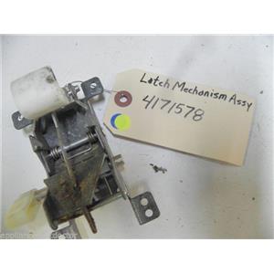 KITCHEN AID DISHWASHER 4171578 LATCH MECHANISM USED PART ASSEMBLY