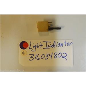FRIGIDAIRE STOVE 316034802 Light-indicator  USED PART