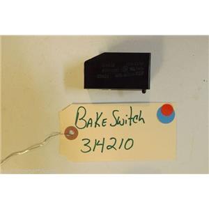 WHIRLPOOL STOVE 314210  Bake switch   USED PART