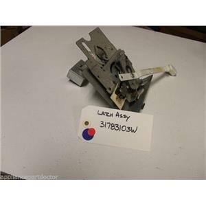 AMANA STOVE 31783103W Mnl Latch W/o Light used part assembly