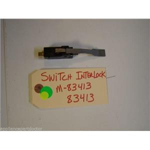 KITCHEN AID DISHWASHER M-83413  83413  Switch Interlock  USED PART