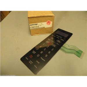 Maytag Whirlpool Microwave Touchpad(black)53001316  NEW IN BOX