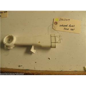 WHIRLPOOL DISHWASHER 8268317 INTERNAL REAR FEED CAP USED PART ASSEMBLY F/S