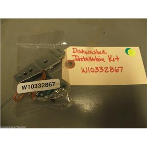 Whirlpool DISHWASHER W10332867 installation kit   NEW W/O BOX