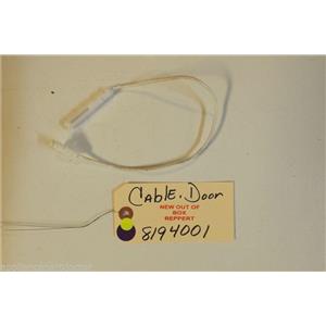KITCHENAID DISHWASHER 8194001 Cable, Door   NEW W/O BOX