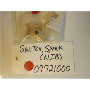 Amana Stove  07721000  SWITCH, SPARK   NEW IN BOX