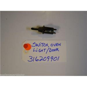 FRIGIDAIRE STOVE 316209901  Switch,oven Light/door USED PART