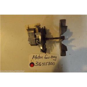 KENMORE STOVE 316415800  motor, fan  USED PART