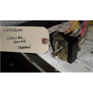 TAPPEN ELECTRIC RANGE STOVE 306023200 SELECTOR SWITCH