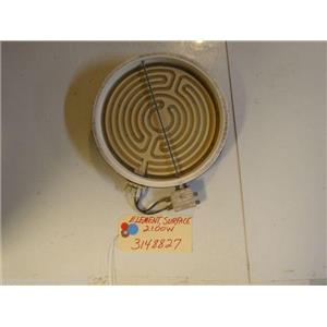 WHIRLPOOL  STOVE 3148827  Element, Surface 2100W  USED PART