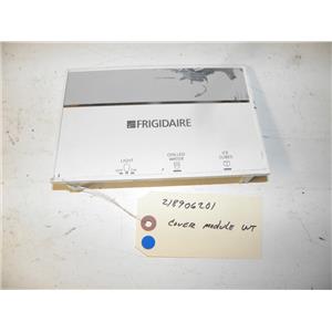 FRIGIDAIRE REFRIGERATOR 218906201 MODULE COVER WHITE USED PART ASSEMBLY