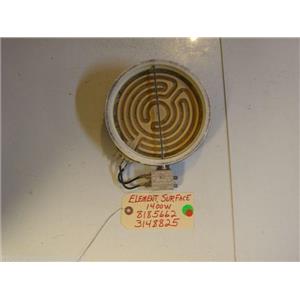 WHIRLPOOL  STOVE 8185662  3148825  Element, Surface 1400W   USED PART